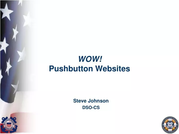wow pushbutton websites
