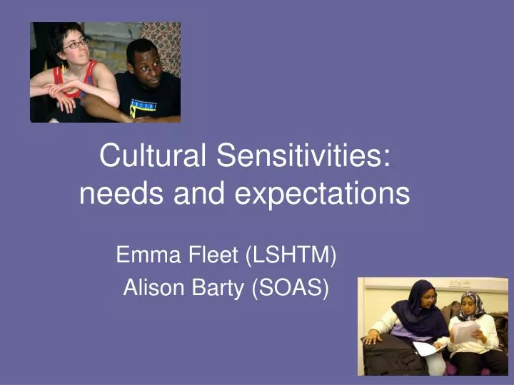 cultural sensitivities needs and expectations