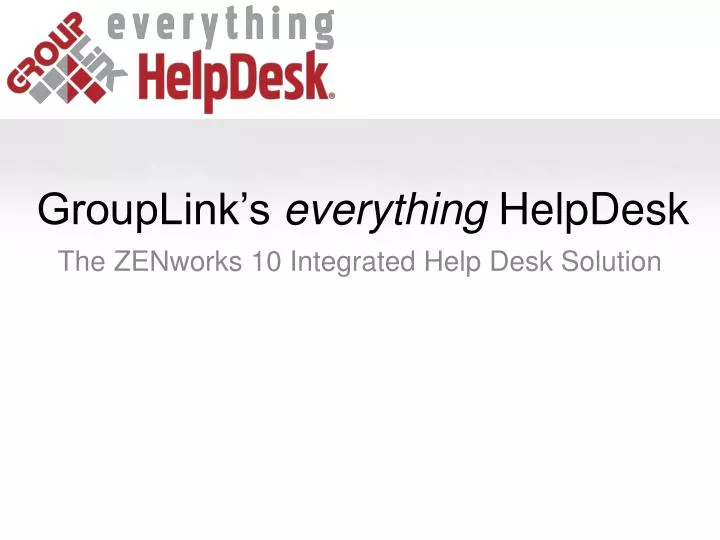 grouplink s everything helpdesk