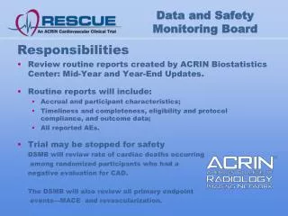 Data and Safety Monitoring Board