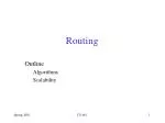 Routing - slide 1