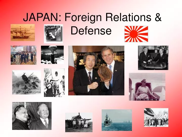 japan foreign relations defense