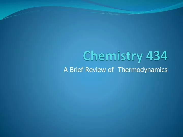 chemistry 434