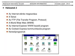 alkalmazott informatikai tansz k m szaki informatika dr dud s l szl 28 0