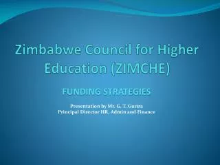 Zimbabwe Council for Higher Education (ZIMCHE)