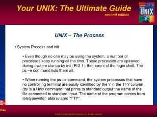 UNIX – The Process