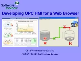 Developing OPC HMI for a Web Browser