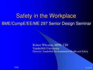 Safety in the Workplace