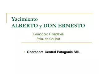 yacimiento alberto y don ernesto