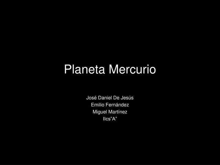 planeta mercurio