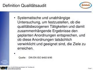 definition qualit tsaudit