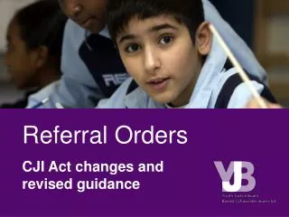 Referral Orders