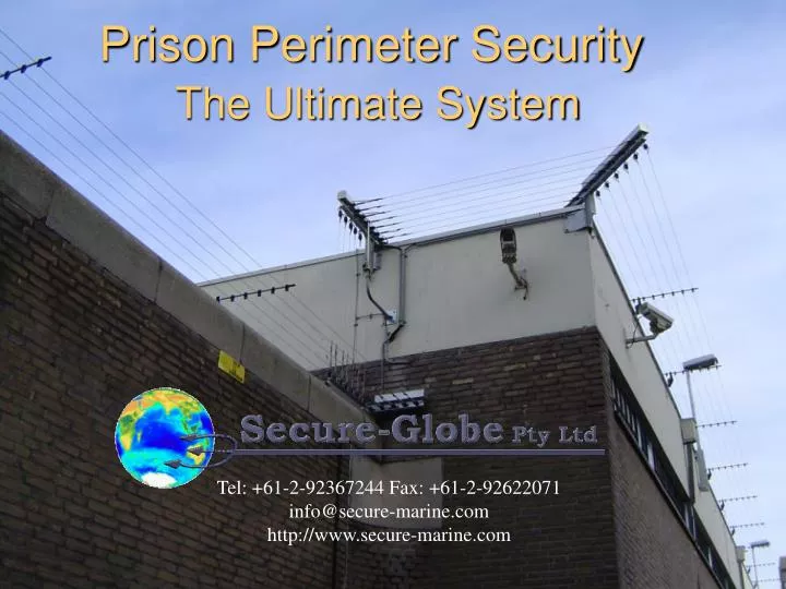 prison perimeter security the ultimate system