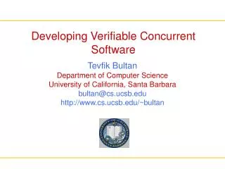 Developing Verifiable Concurrent Software