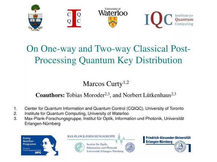 marcos curty 1 2 coauthors tobias moroder 2 3 and norbert l tkenhaus 2 3