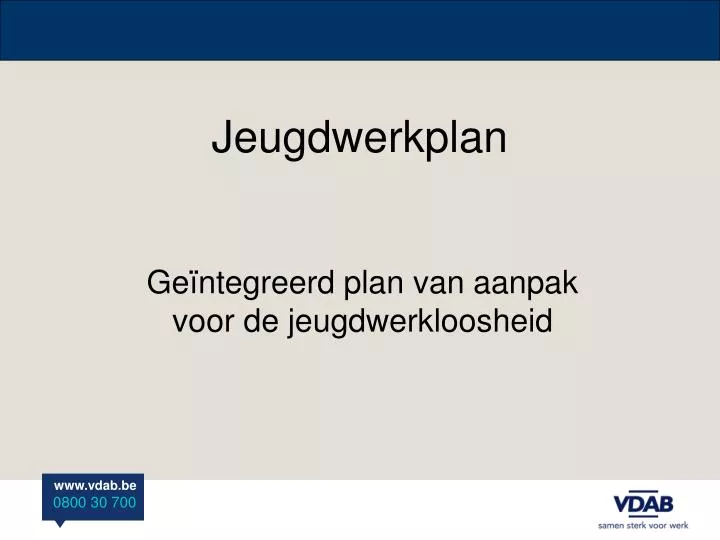 jeugdwerkplan