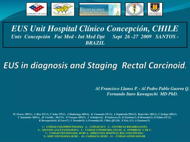eus in diagnosis and staging rectal carcinoid