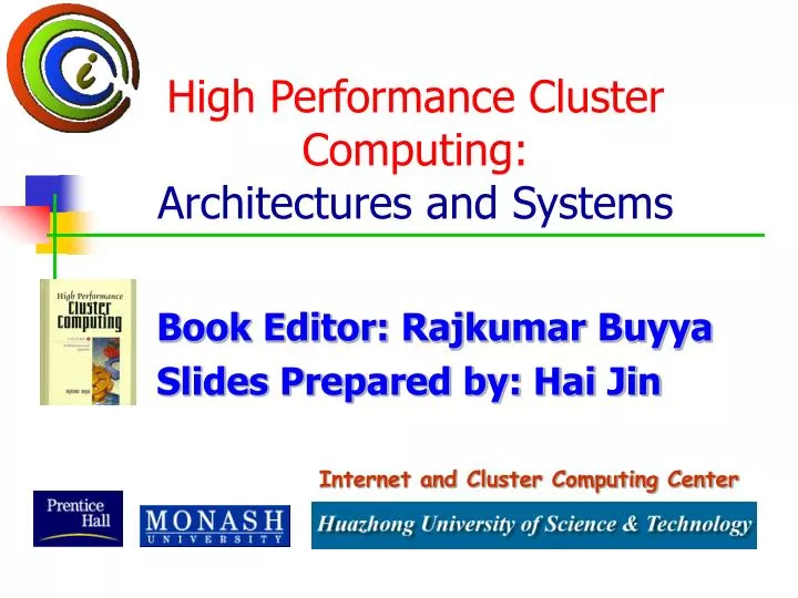 high performance cluster computing architectures and systems