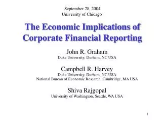 The Economic Implications of Corporate Financial Reporting