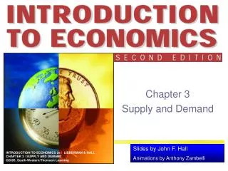 Chapter 3 Supply and Demand