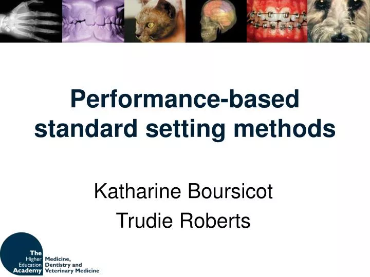 performance based standard setting methods
