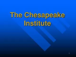 The Chesapeake Institute