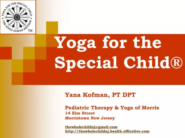 yoga for the special child