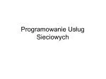 Programowanie Usług Sieciowych - slide 1
