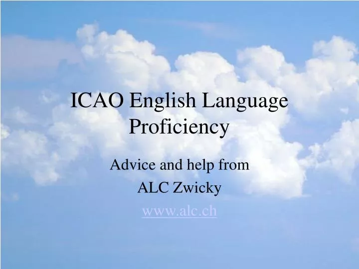 icao english language proficiency