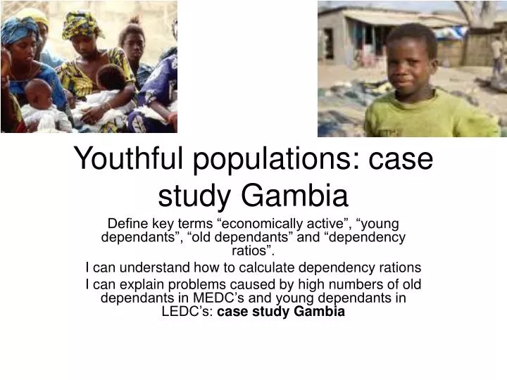 youthful populations case study gambia