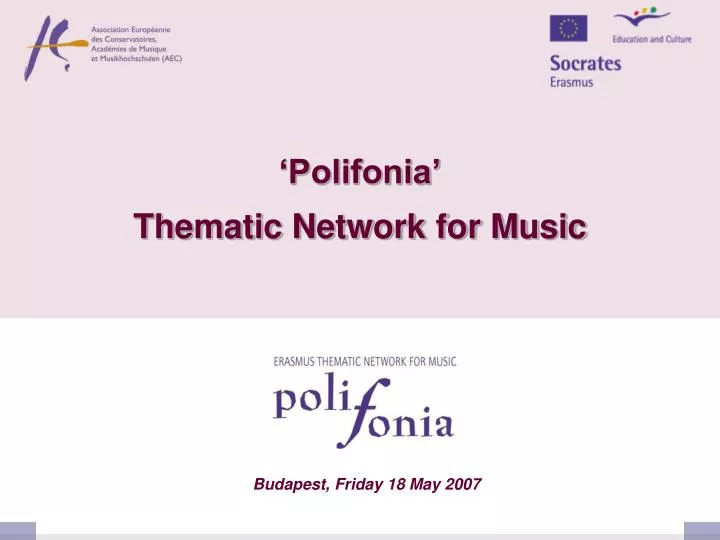 polifonia thematic network for music
