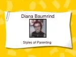Diana Baumrind - slide 1