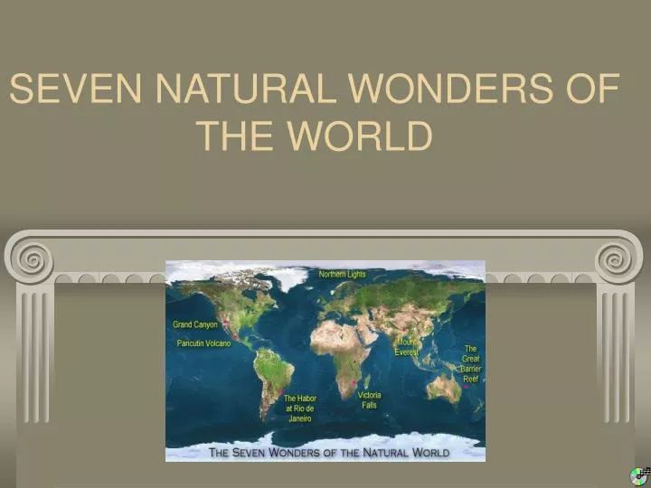 seven natural wonders of the world