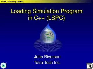 Loading Simulation Program in C++ (LSPC)
