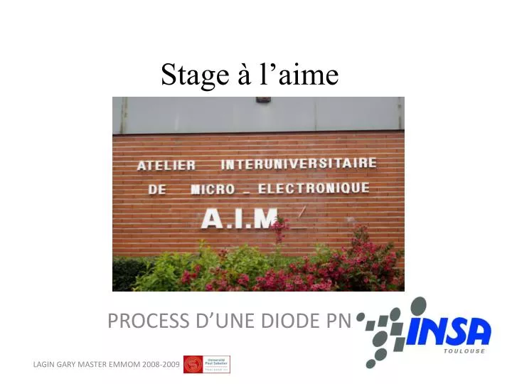stage l aime
