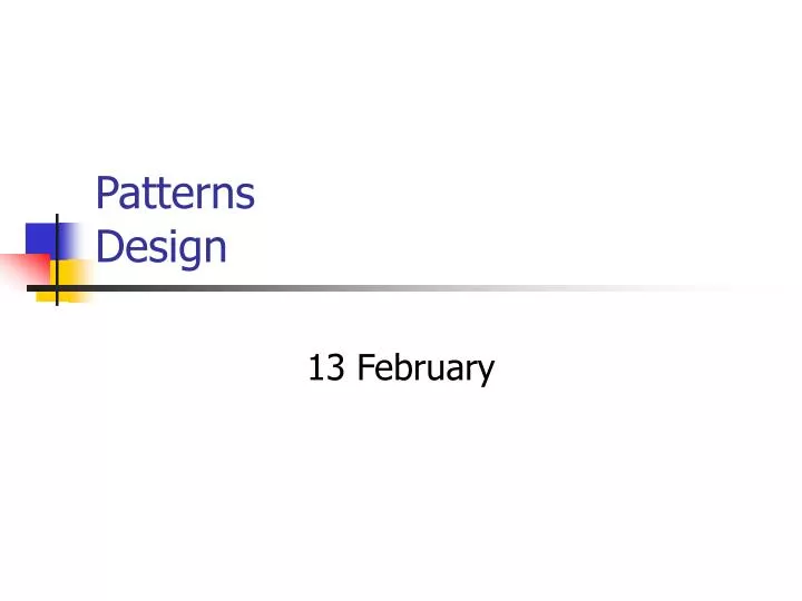 patterns design