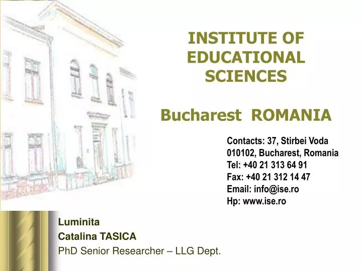 institute of educational sciences bucharest romania