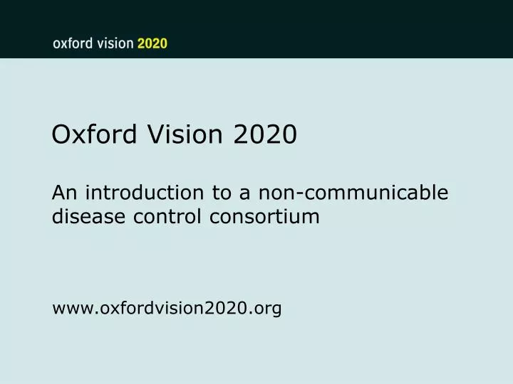 oxford vision 2020