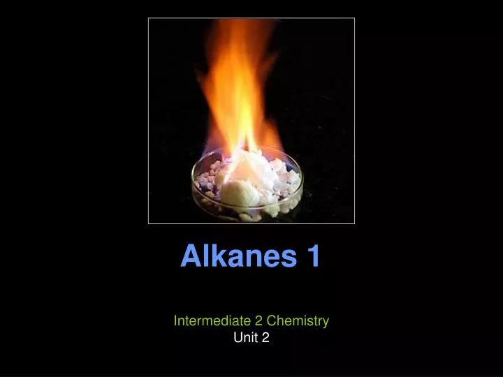 alkanes 1