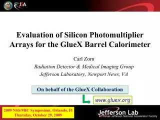 Evaluation of Silicon Photomultiplier Arrays for the GlueX Barrel Calorimeter