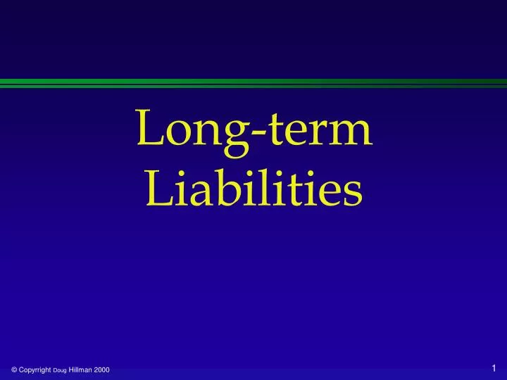 long term liabilities