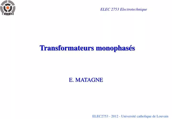 transformateurs monophas s