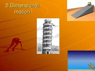2 Dimensional motion