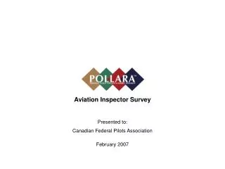 Aviation Inspector Survey