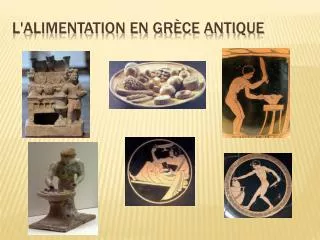 L'alimentation en Grèce antique