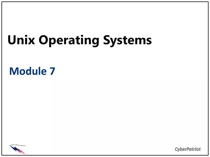 unix operating systems