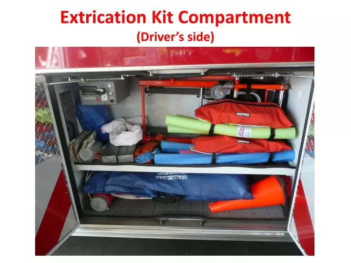 extrication kit compartment driver s side