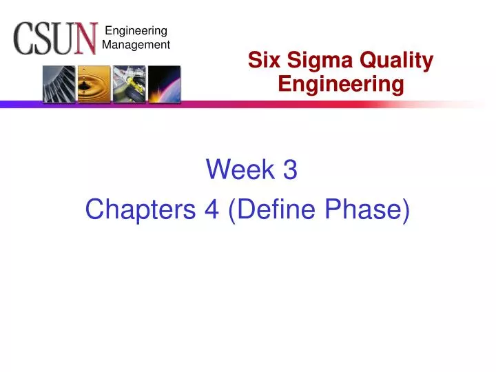 six sigma quality engineering
