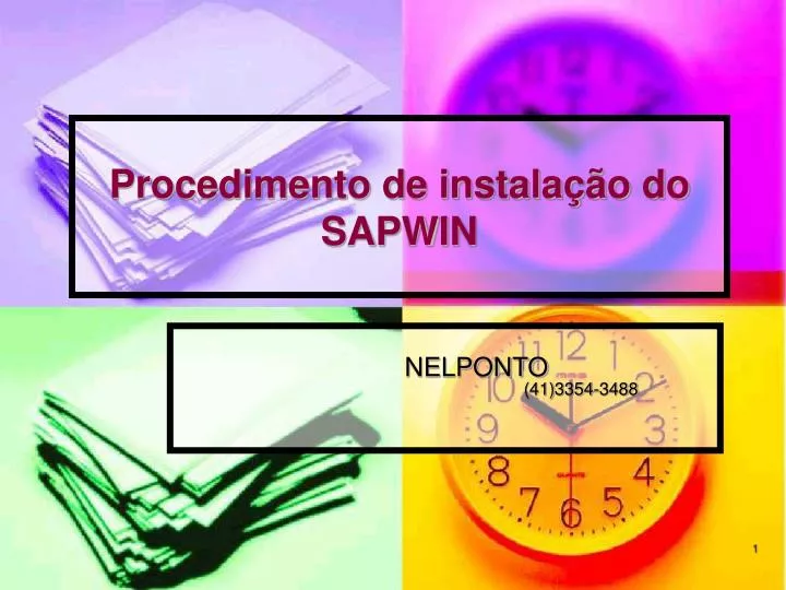 procedimento de instala o do sapwin