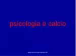 psicologia e calcio - slide 1